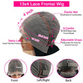 Chocolate Brown HD Lace Front Human Hair Wigs